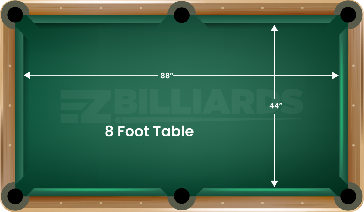 Measuring a shop pool table